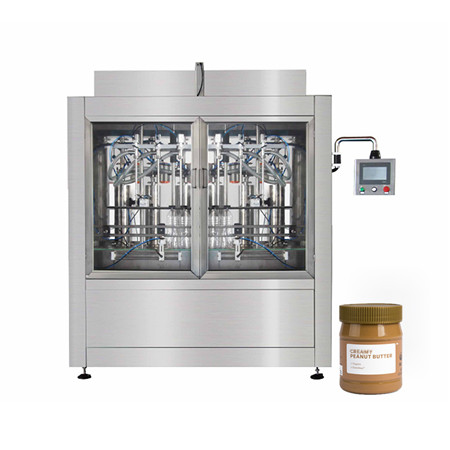 Повна автоматична машина для розливу томатної пасти з медом в банку з медом, машина для наповнення вершків, вершкове / арахісове масло / олія / джем / машина для маркування етикеток 