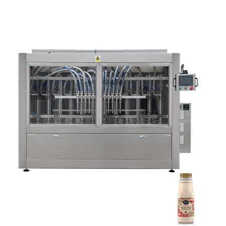 Автоматична 4-х головна винна спиртна спиртна напою скляна пляшка Виробнича лінія для наповнення машини з негативним тиском 